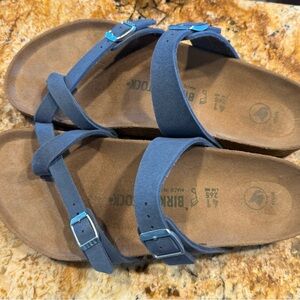 Birkenstock Mayari Blue Sandals with Buckles. Euro 41. Us 10-10.5